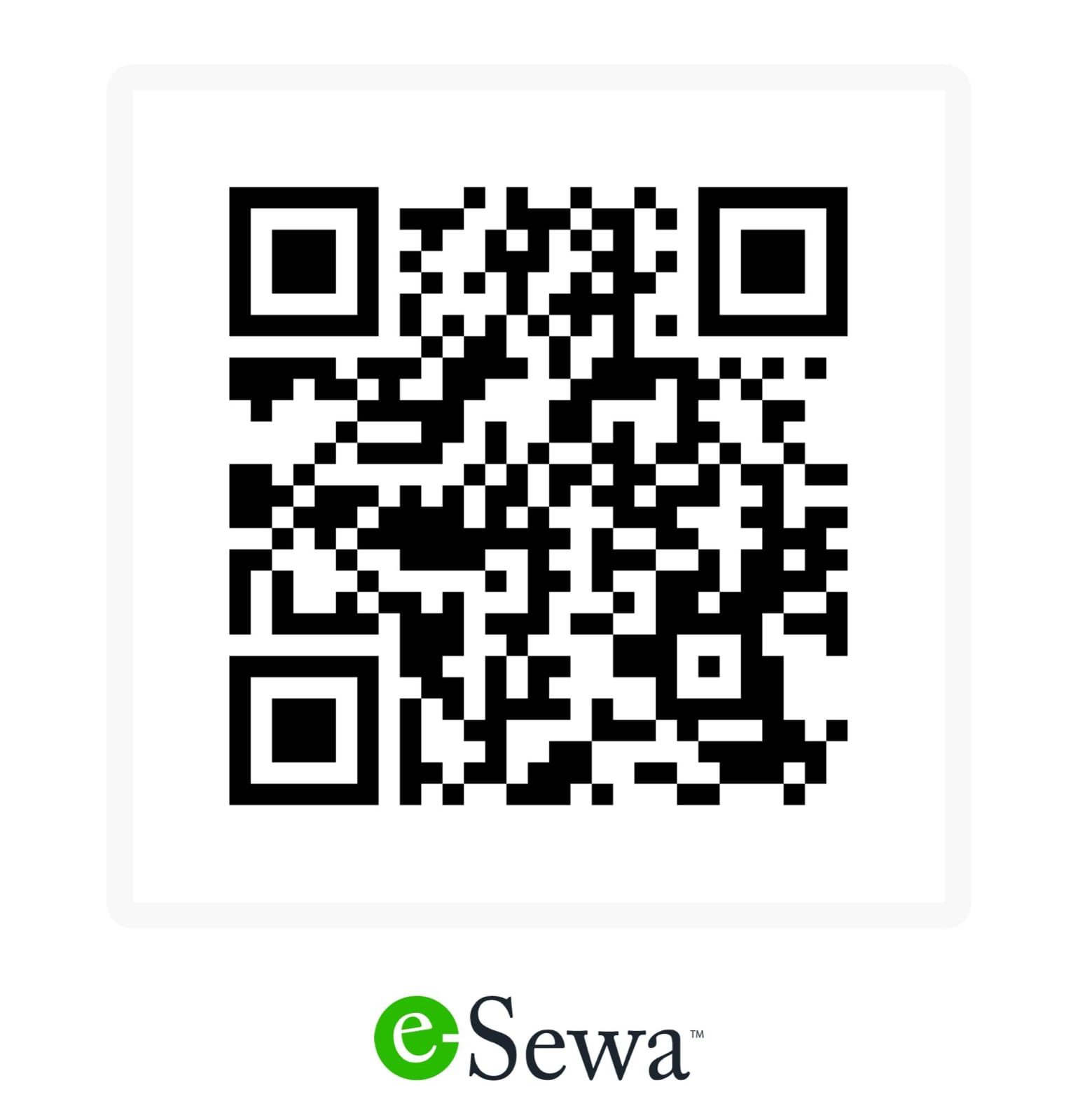 Scan to pay with eSewa